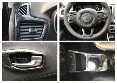 Trung Quốc Jeep Compass 2017 Carbon Fiber Kiểu Air Outlet Molding, Chỉ đạo Wheel Garnish vv nhà cung cấp