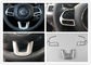 Nhựa ABS Auto Nội Trim Phần Chỉ Đạo Wheel Trang Trí Chrome cho Jeep Compass 2017 nhà cung cấp