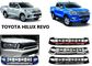 Nâng cấp lưới tản nhiệt phía trước với đèn chạy ban ngày cho Toyota Hilux Revo 2015 2016 nhà cung cấp