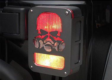 Trung Quốc Thép đuôi đèn xe Chrome Đèn pha Bezels cho 2007 - 2017 Jeep Wrangler JK, Kỹ sư phong cách / Iron Man Phong cách nhà cung cấp