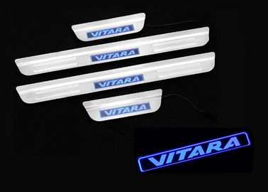Trung Quốc Stainless Steel bên ngoài chiếu sáng tấm sườn cửa cho Suzuki Vitara 2015 Với đèn LED nhà cung cấp