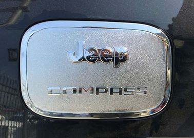 Trung Quốc Mạ crôm Auto Body Trim Phụ tùng Đối với Jeep Compass 2017, nắp bình nhiên liệu Bìa nhà cung cấp