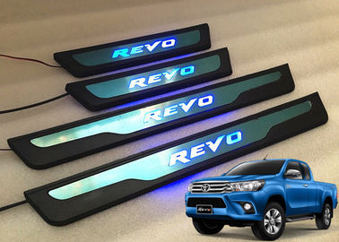 Trung Quốc TOYOTA All New Hilux Revo 2016 2017 Đèn LED cửa bên Sill Scuff Plates nhà cung cấp