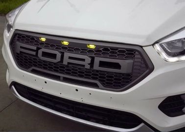 Trung Quốc 2017 Mới Ford Kuga Thoát Raptor Phong Cách Lưới Tản Nhiệt Phía Trước với Ánh Sáng LED, Đen, Đỏ, Chrome nhà cung cấp