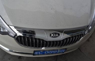 Trung Quốc ABS Chrome Auto Body Trim Parts For KIA K3 2013 2015, Bonnet Trim Strip nhà cung cấp