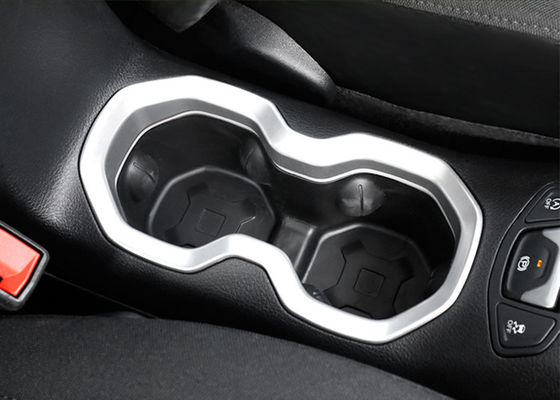 Giá tốt. JEEP Renegade 2016 Chromed Auto Nội thất Trim Phần trang trí Cup Holder Molding trực tuyến