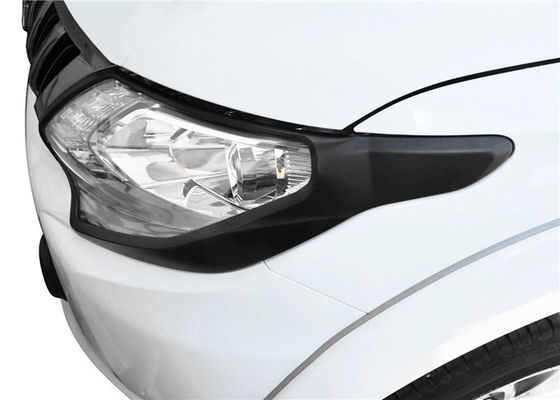 Giá tốt. Phụ kiện bền Đen Chrome Bezel đèn pha cho Mitsubishi Triton L200 2015 2018 trực tuyến