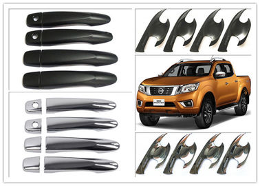 Giá tốt. NISSAN Navara NP300 2015 Frontier Side Door Handle Inserts and Covers, Màu đen và Chrome trực tuyến