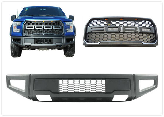Giá tốt. Ford F150 2015 2017 Raptor phong cách thép phía trước Bumper Bar và trước lưới tản nhiệt trực tuyến