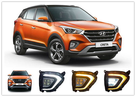 Giá tốt. Hyundai Creta 2018 2019 đèn sương mù LED, đèn chạy ban ngày với tín hiệu rẽ màu vàng trực tuyến