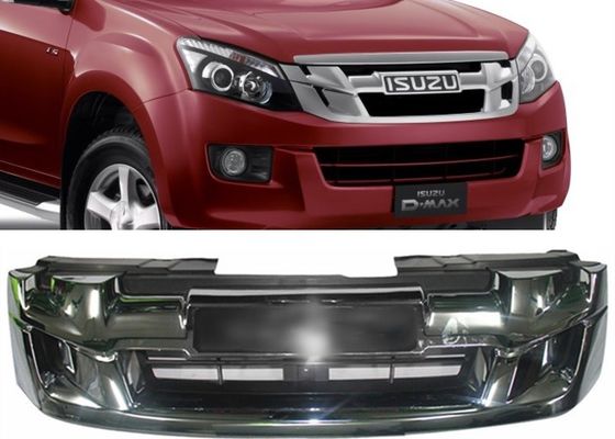 Giá tốt. ISUZU D-MAX 2012 2013 2014 2015 OE phong cách Chromed trước lưới tản nhiệt với chữ cái đỏ trực tuyến