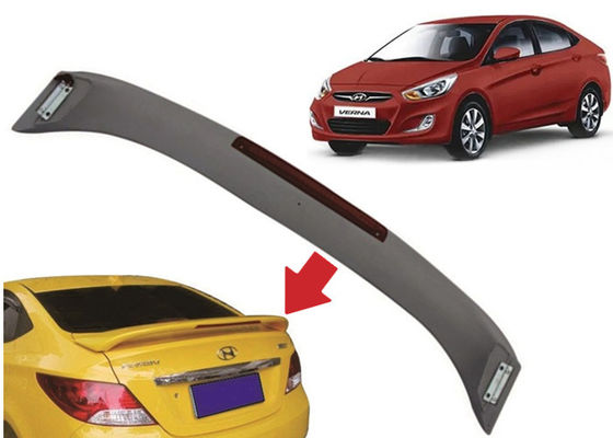 Giá tốt. Auto Sculpt Rear Trunk Spoilers cho Hyundai Accent 2010 2015 Verna, kiểu OE với ánh sáng trực tuyến