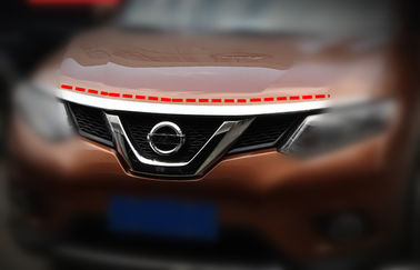 Giá tốt. NISSAN X-TRAIL 2014 Auto Body Trim Parts ABS Chromed Bonnet Trim Strip trực tuyến