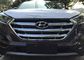 Hyundai New Tucson 2016 2017 Mặt trước lưới tản nhiệt 3D Carbon Fiber / Chrome nhà cung cấp