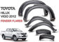 nâng cấp Black Wide Wheel Arches Fender Flares cho TOYOTA HILUX 2012 - 2014 Vigo nhà cung cấp