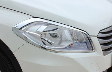 Giá tốt. ABS Chrome Bezel đèn pha cho Suzuki S-cross 2014, khung đèn đuôi trực tuyến