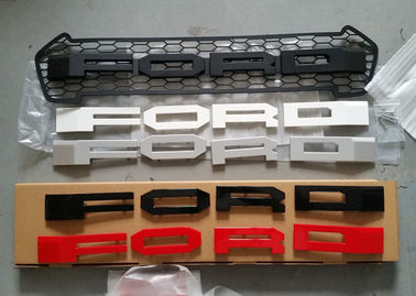 Giá tốt. Ford Ranger T7 2015 2016 Chrom xe ô tô lưới tản nhiệt trước sửa đổi không có đèn hoặc với đèn trực tuyến