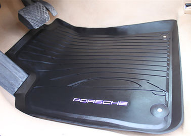 Giá tốt. PVC thảm sàn màu đen cho Porsche Macan 2014 2016, thảm chân với logo phong cách gốc trực tuyến