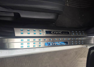 Giá tốt. S / S phụ kiện ô tô cho HONDA CIVIC 2016, cửa bên chiếu sáng sill Scuff Plate trực tuyến