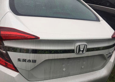 Giá tốt. HONDA CIVIC 2016 Bộ phận trang trí thân xe, Thép không gỉ cửa đuôi trang trí dải trực tuyến