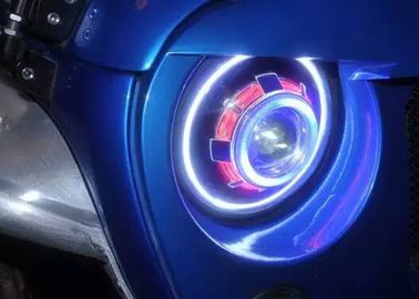 Giá tốt. Starry Sky Style đèn LED ánh sáng ban ngày đèn pha Assy cho JEEP Wrangler (JK) 2007 - 2017 trực tuyến
