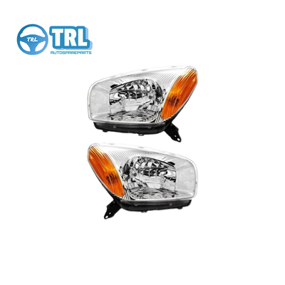 8113042310 Toyota Rav4 đèn pha ở kích thước ban đầu trắng / Chrome / đen 8117042310