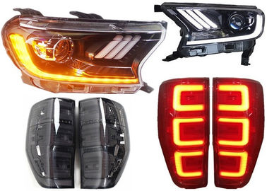 Giá tốt. Đèn đầu đèn LED đèn chuyển hướng màu vàng và đèn đuôi đèn đuôi cho Ford Ranger T7 2015 trực tuyến