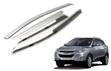 Giá tốt. Chrome Sun Visors Vent Shade cho IX35 2009-2013 Hyundai New Tucson Bảo vệ cửa sổ mưa trực tuyến