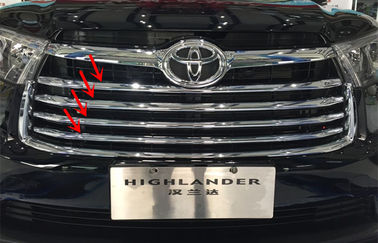 Giá tốt. Đèn Chrome phụ tùng cơ thể ô tô cho Highlander 2014 2015, Mặt trước lưới tản nhiệt trực tuyến