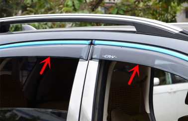 Giá tốt. HONDA CR-V 2012 Áo cửa sổ xe hơi, thép không gỉ Trim Strip Wind Deflectors trực tuyến